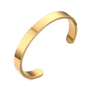 18k Gold Cuff Bangle