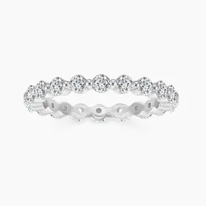 925 Sterling Silver Cubic Zirconia Wedding Ring