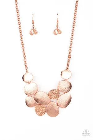 A Hard LUXE Story Copper Paparazzi Necklace