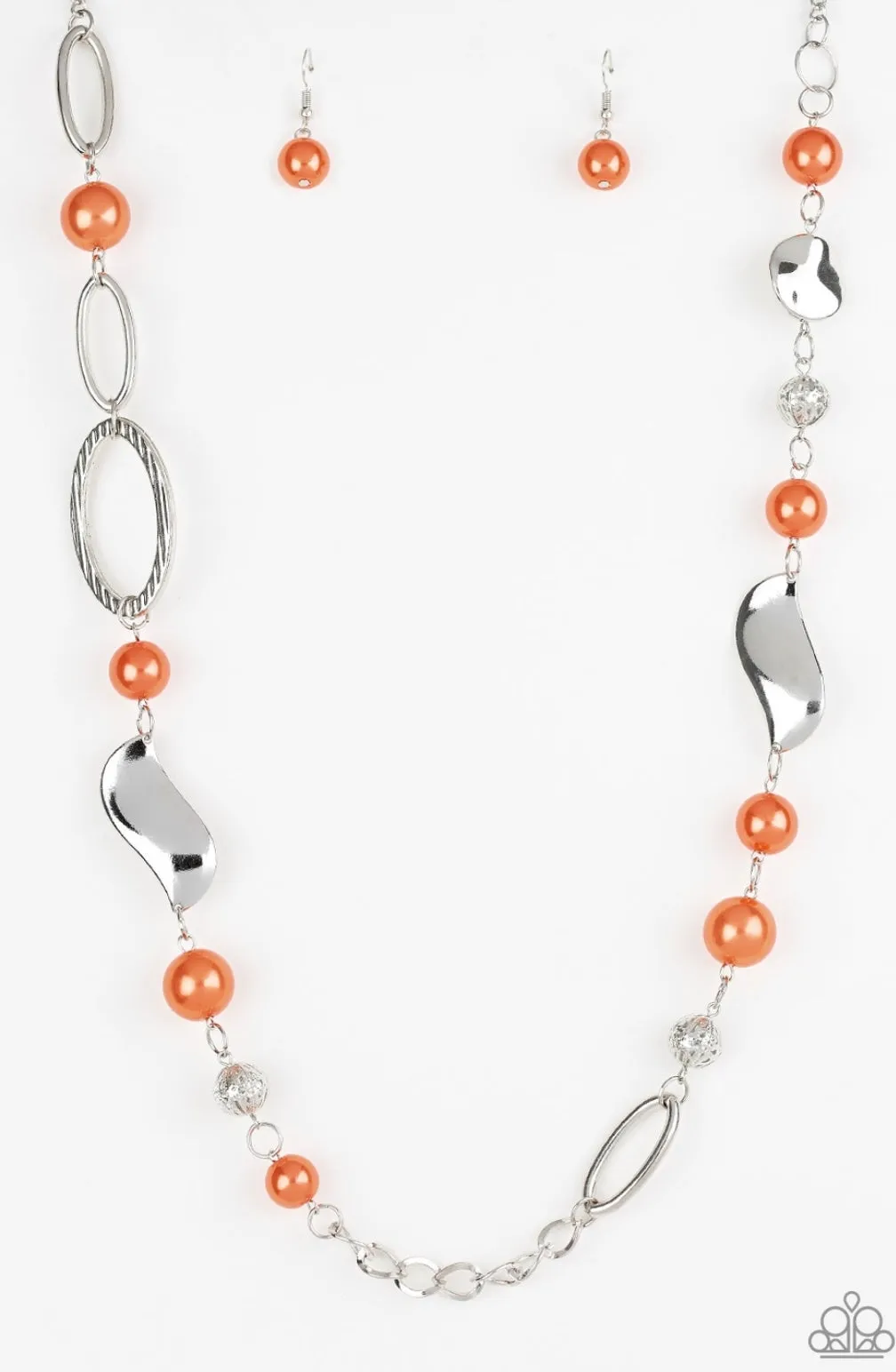 All About Me Orange Necklace - Paparazzi Accessories