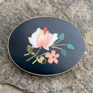 Antique Pietra Dura Pin