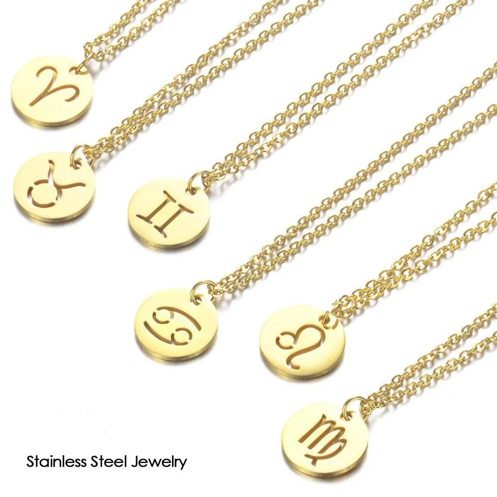 Aries Leo 12 Constellations Jewelry Kids Christmas Gifts