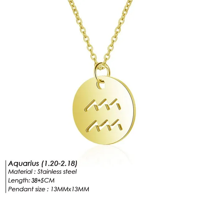 Aries Leo 12 Constellations Jewelry Kids Christmas Gifts