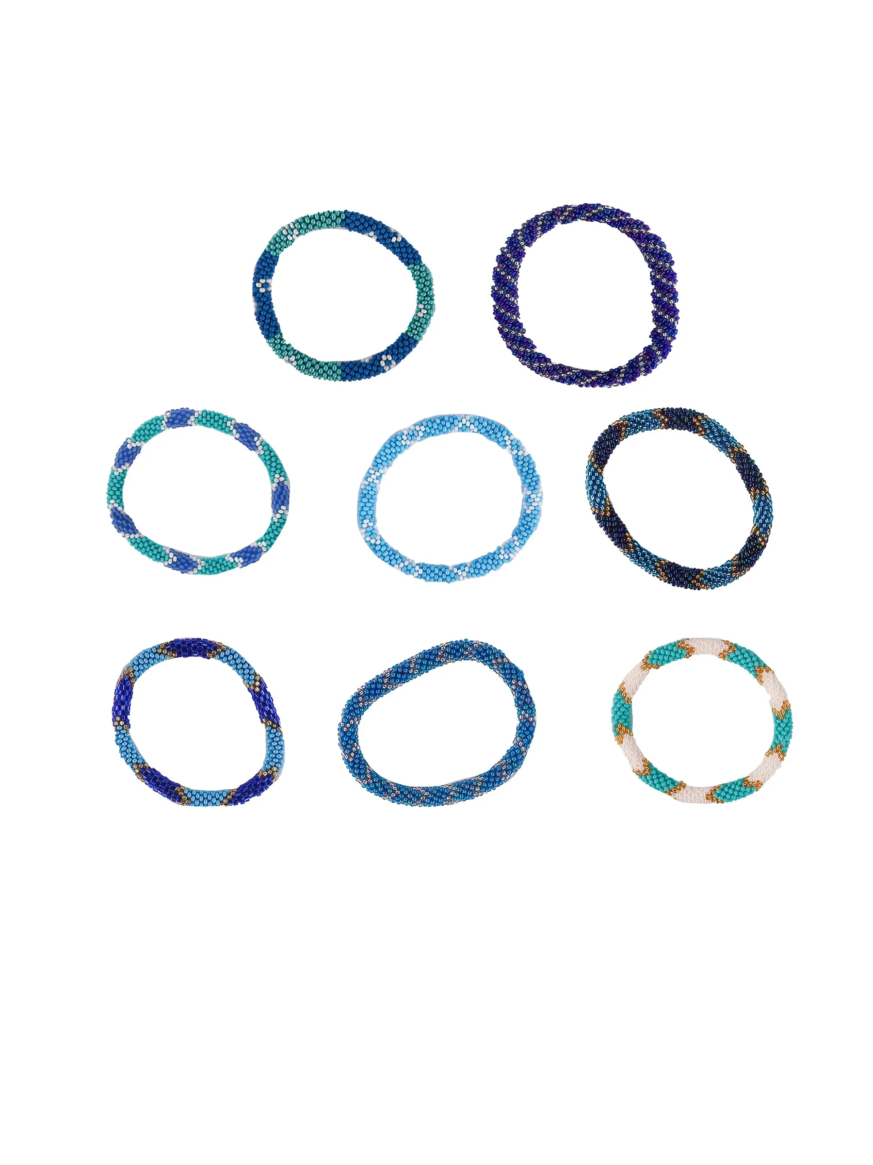 Blue Bead Bracelets by Simply Southern