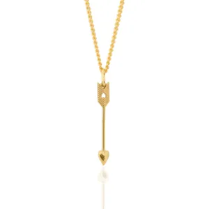 Boh Runga Petite Arrow Pendant - 9ct Yellow Gold