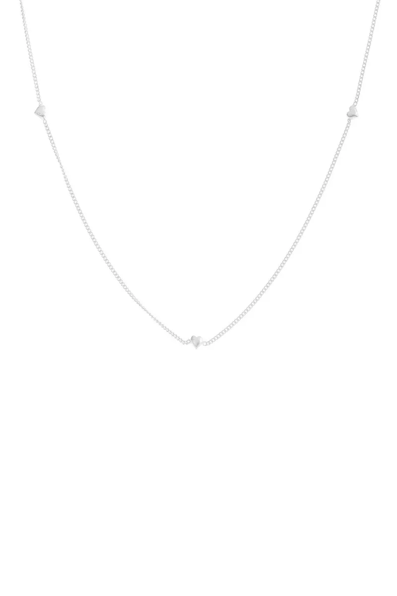 Brave, Loved & Kind Necklace - Silver