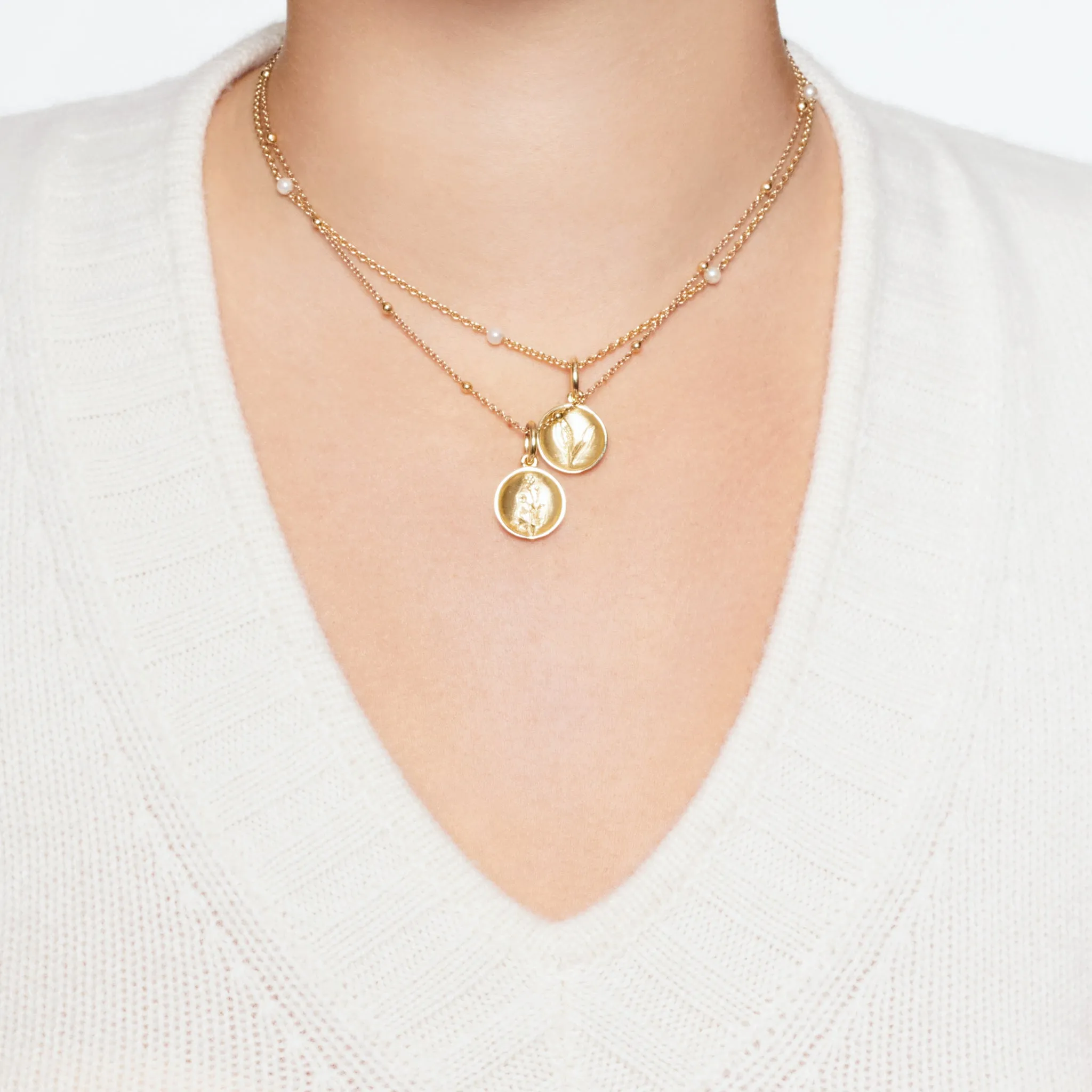 Buttercup Necklace Pendant Yellow Gold