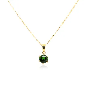 Chrome Diopside Pendant