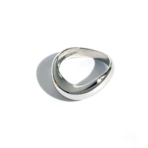 Curve Ring - Medium - Silver