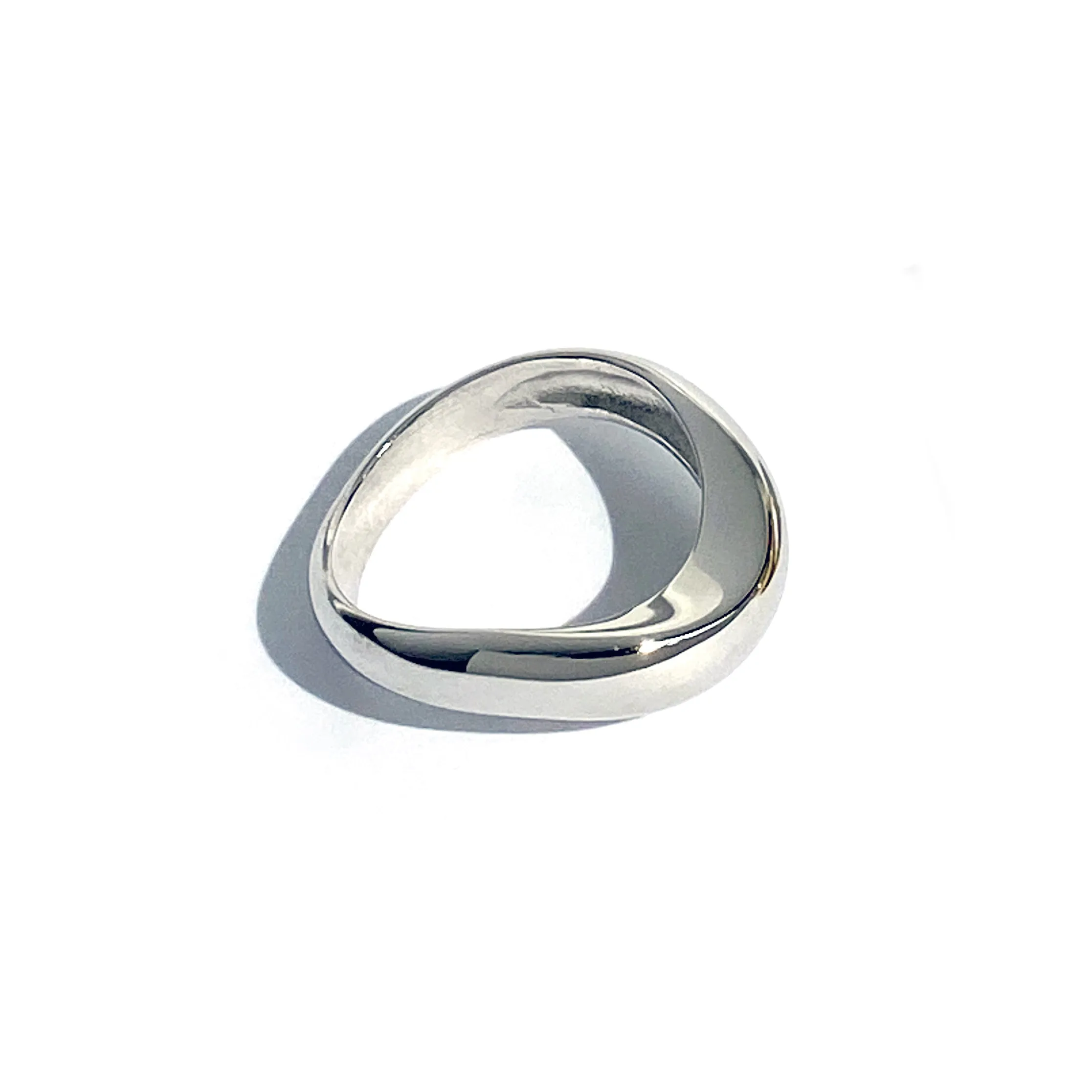 Curve Ring - Medium - Silver