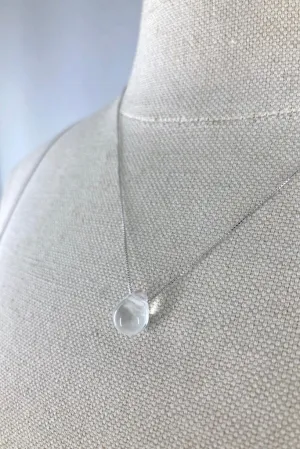 Delicate Sterling Water Drop Necklace