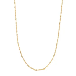 Delicate Twisted Chain Necklace