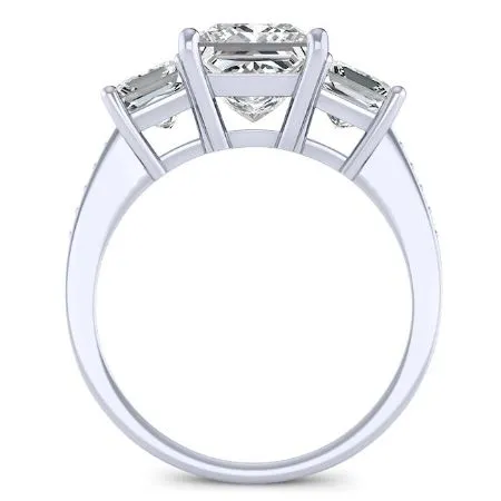 Dietes - GIA Natural Princess Diamond Engagement Ring