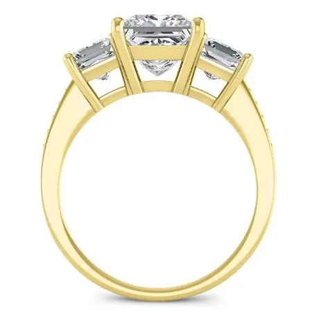 Dietes - GIA Natural Princess Diamond Engagement Ring