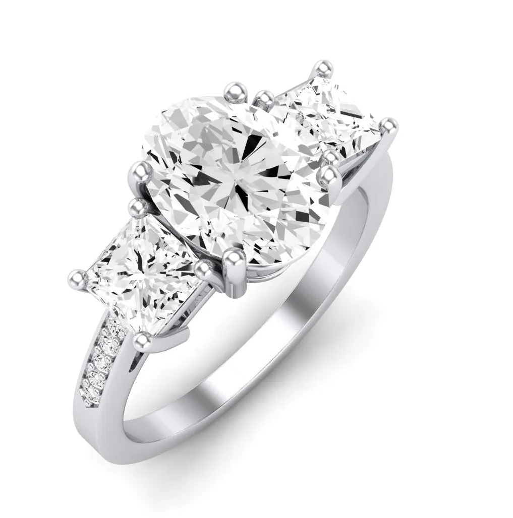 Dietes - Oval Lab Diamond Engagement Ring (IGI Certified)