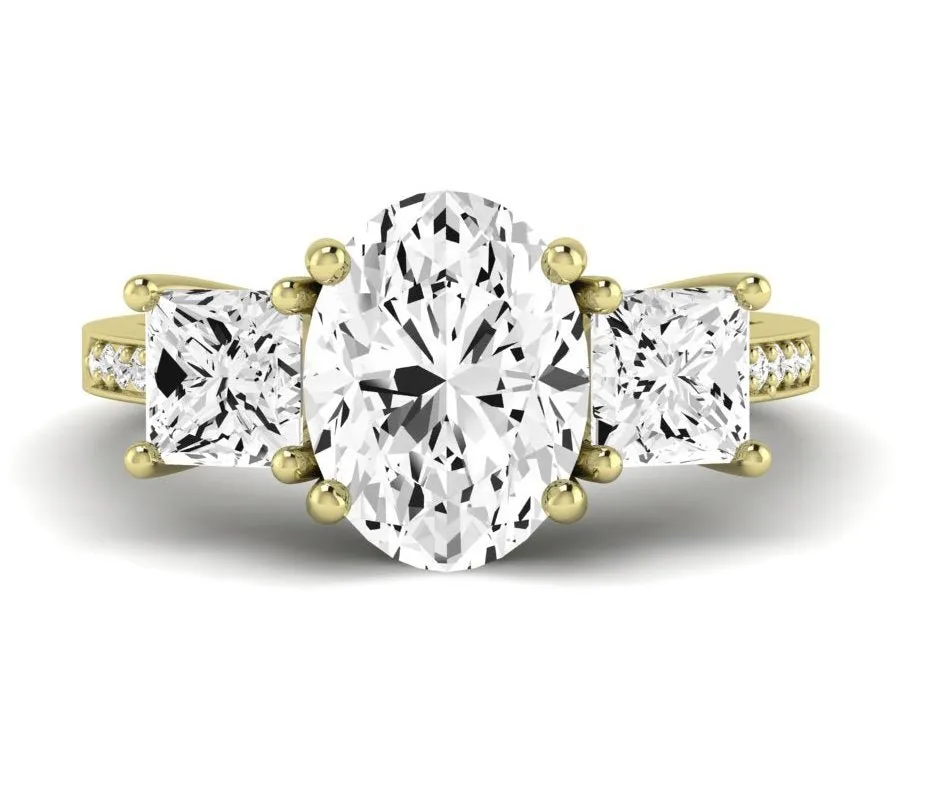 Dietes - Oval Lab Diamond Engagement Ring (IGI Certified)