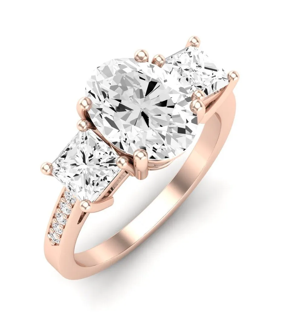 Dietes - Oval Lab Diamond Engagement Ring (IGI Certified)