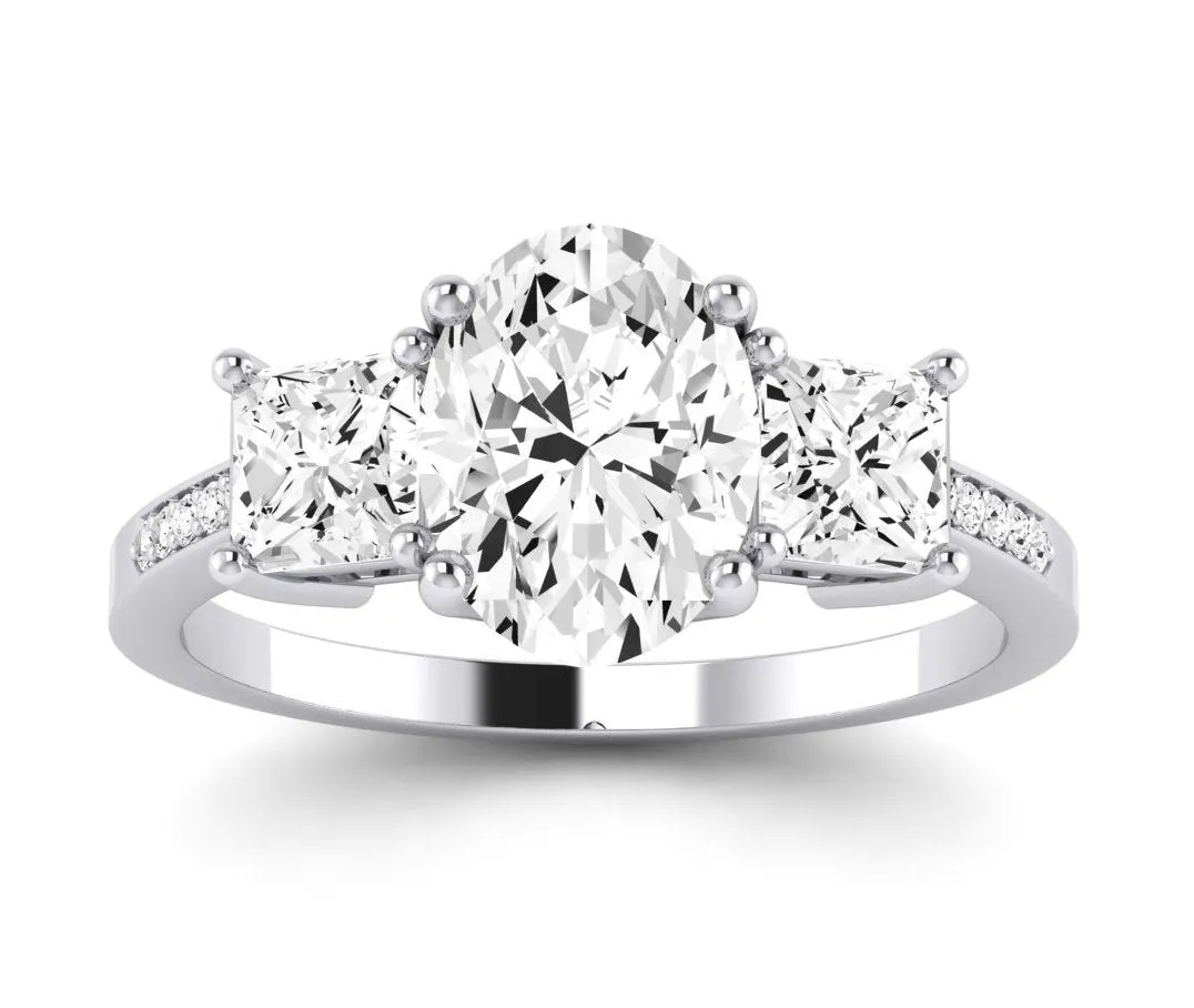 Dietes - Oval Lab Diamond Engagement Ring (IGI Certified)