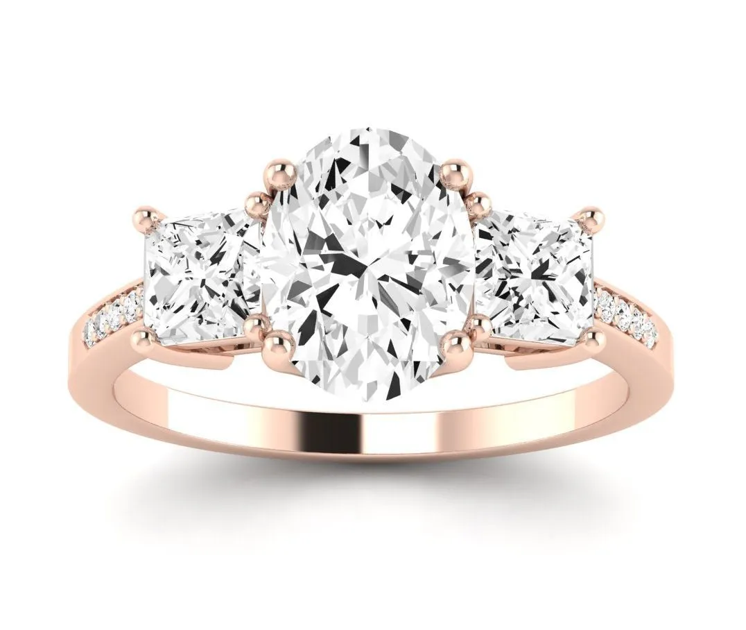 Dietes - Oval Lab Diamond Engagement Ring (IGI Certified)