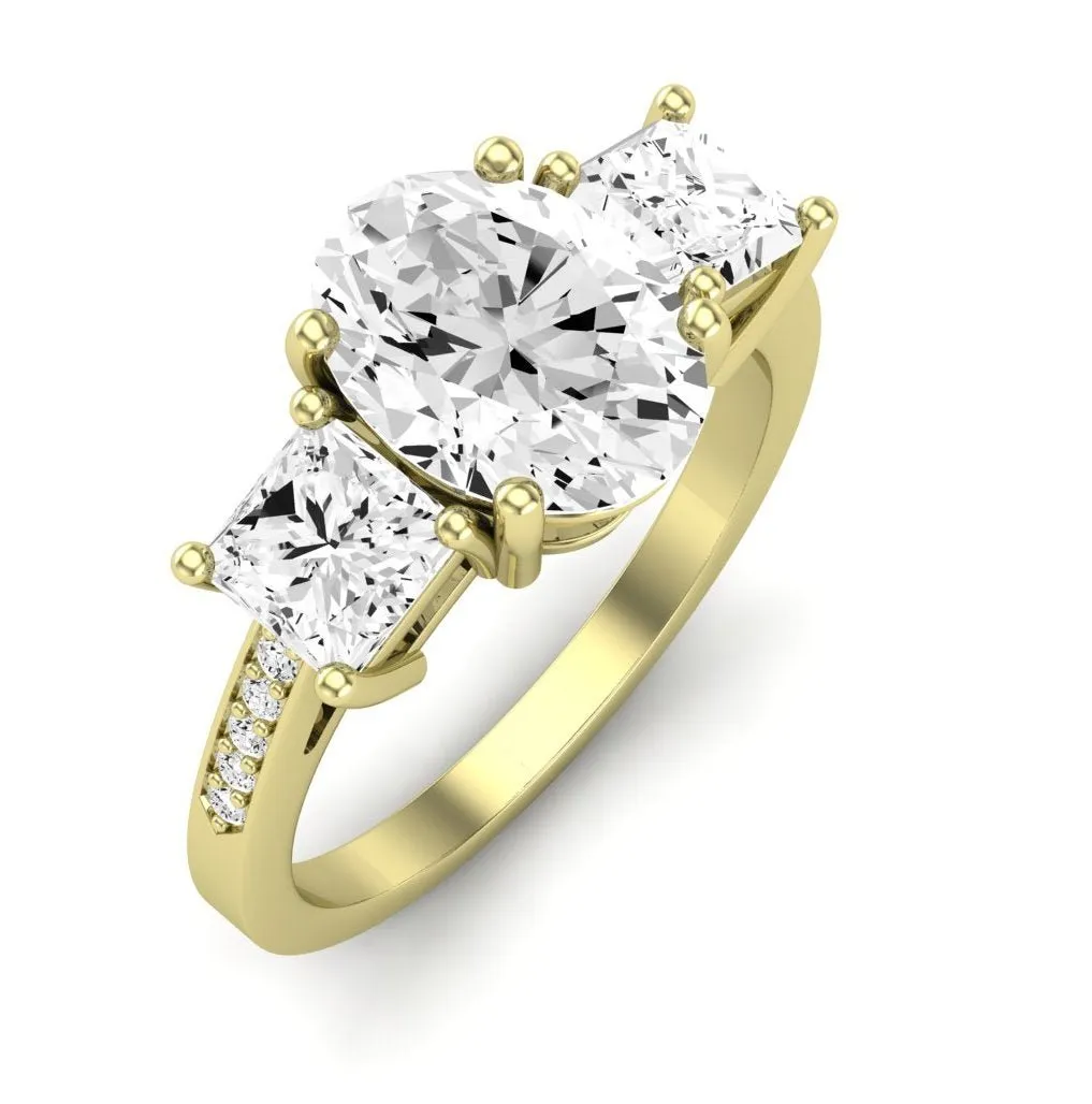 Dietes - Oval Lab Diamond Engagement Ring (IGI Certified)