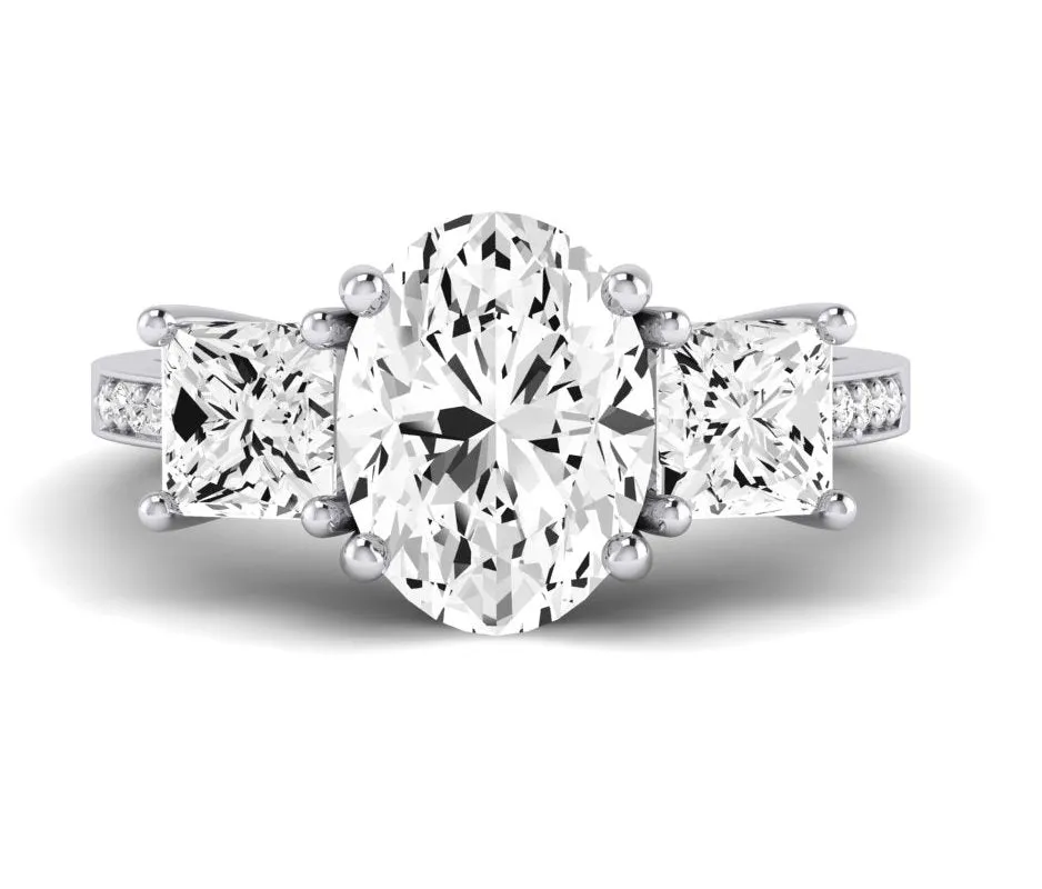 Dietes - Oval Lab Diamond Engagement Ring (IGI Certified)