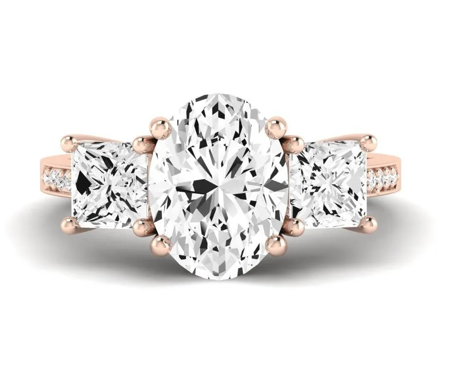 Dietes - Oval Lab Diamond Engagement Ring (IGI Certified)