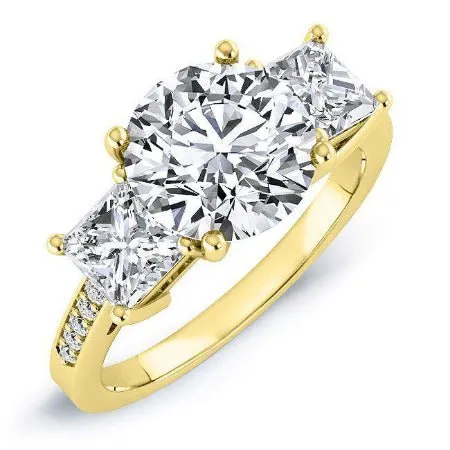 Dietes - Round Lab Diamond Engagement Ring (IGI Certified)