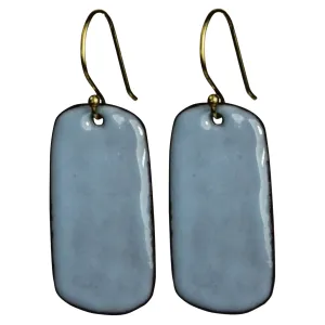 Earring - Rectangle Tab, Blue