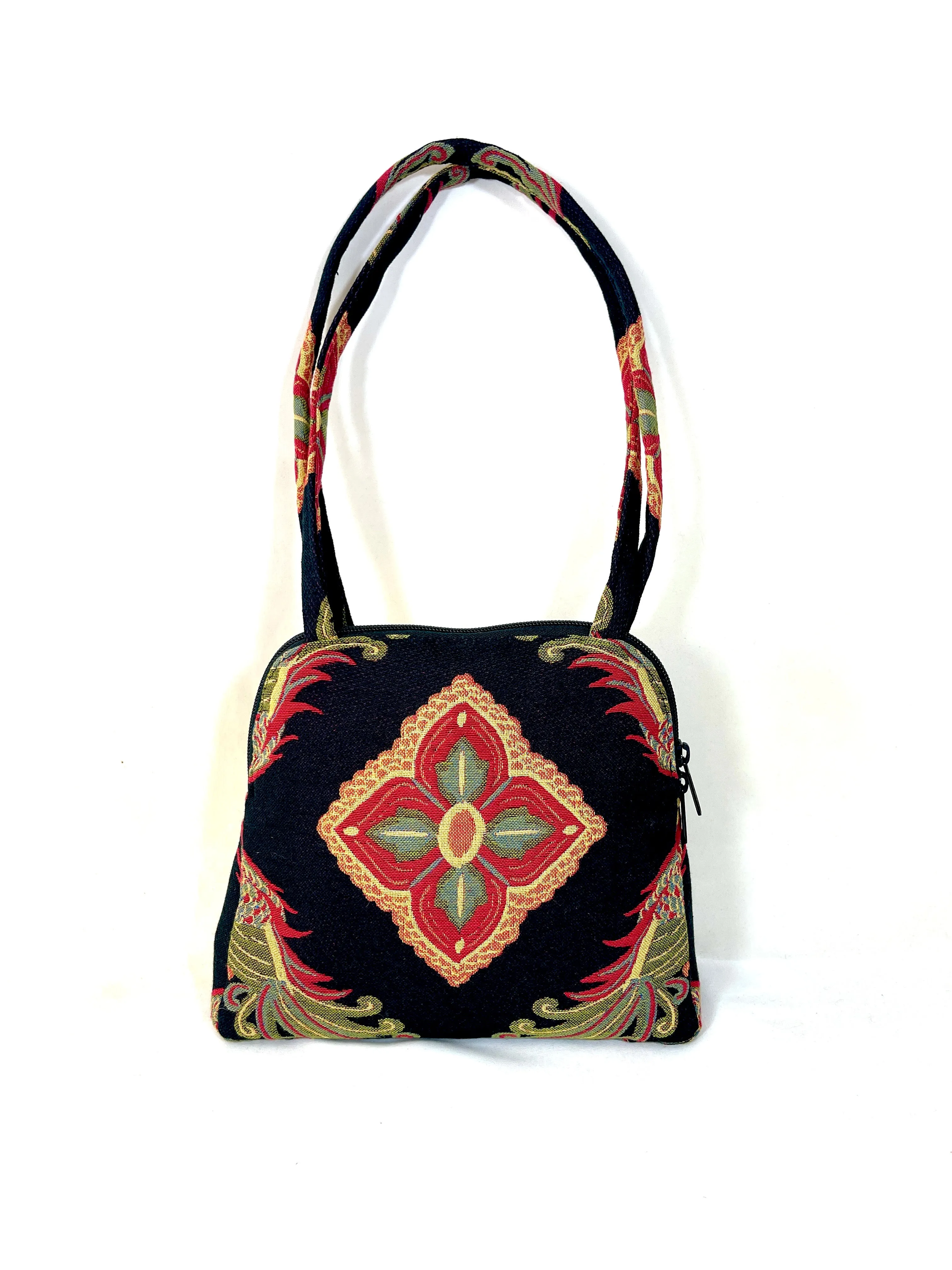 Evita Grande Bag in Bird Tapestry