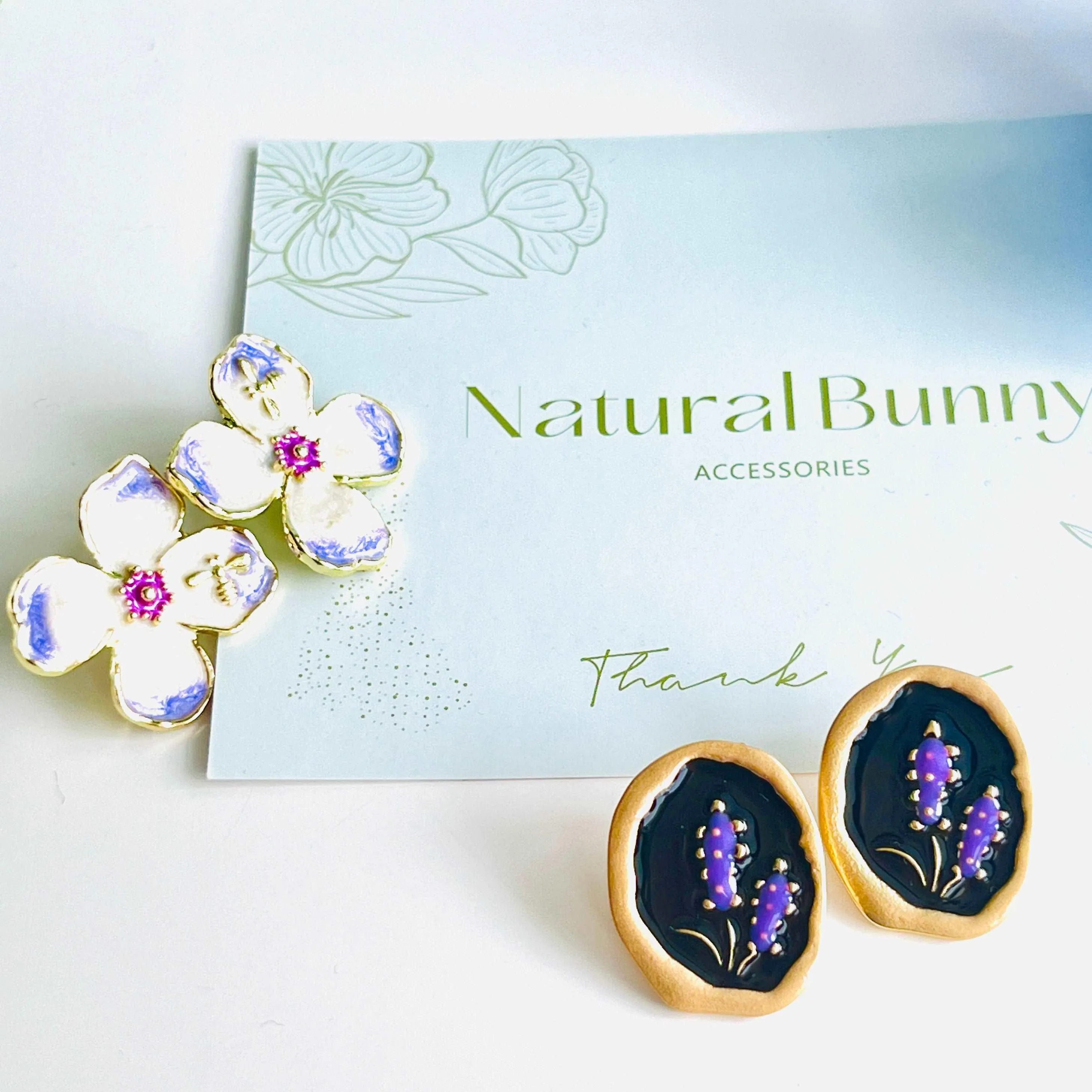 French Lavender Earrings