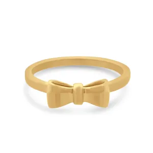 Gold Bow Ring