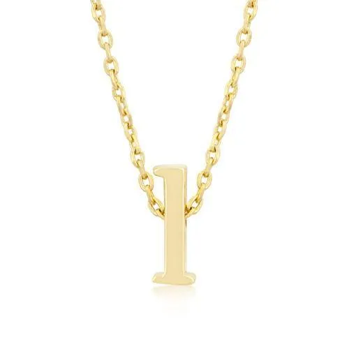 Golden Initial L Pendant