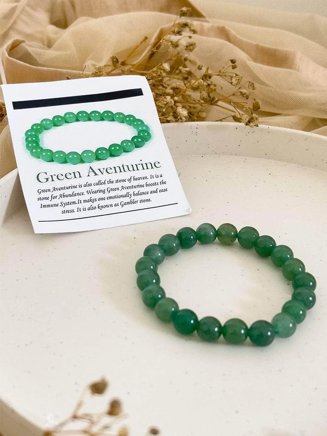 Green Aventurine Crystal Bracelet