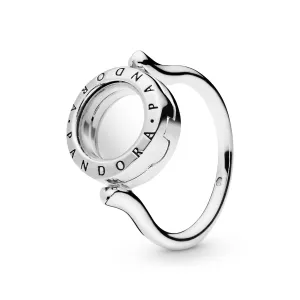 PANDORA floating locket silver ring