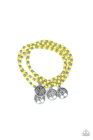 Paparazzi Bracelet ~ Plant A Tree - Yellow