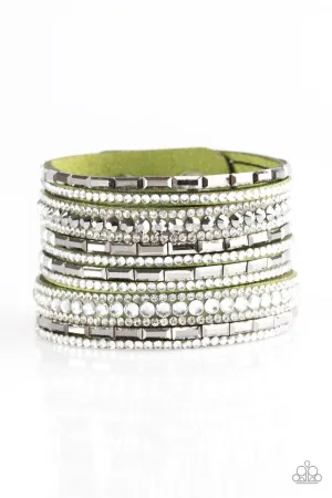 Paparazzi Bracelet ~ Wham Bam Glam - Green