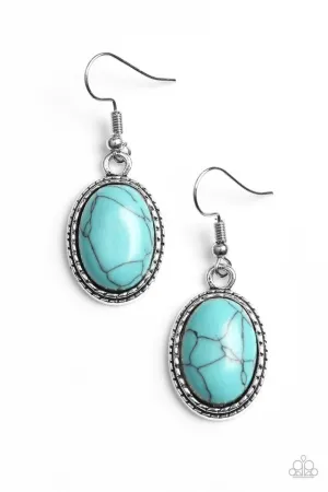 Paparazzi Earring ~ Southwest Sunsets - Blue