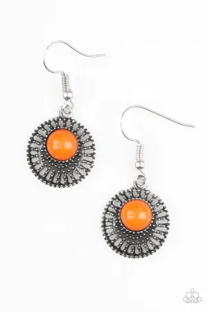 Paparazzi Earring ~ Stylishly Saharan - Orange