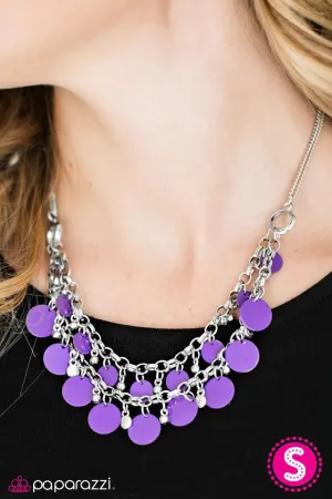 Paparazzi Necklace ~ Bright Horizons - Purple