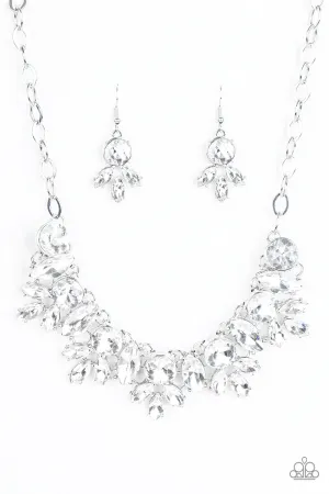 Paparazzi Necklace ~ Combustible Charisma - White