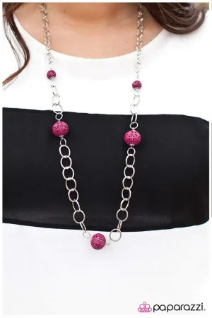 Paparazzi Necklace ~ Girls Just Want to Have Fun - Pink