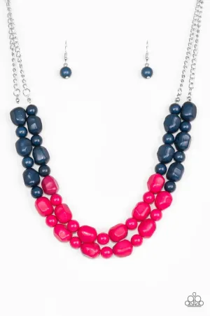 Paparazzi Necklace ~ Island Excursion - Pink