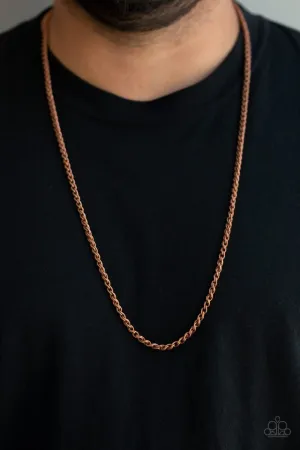 Paparazzi Necklace ~ Jump Street - Copper