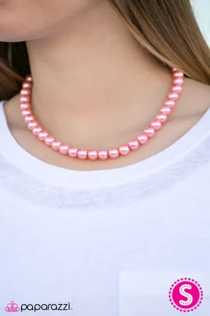 Paparazzi Necklace ~ Not Your Mamas Pearls - Orange