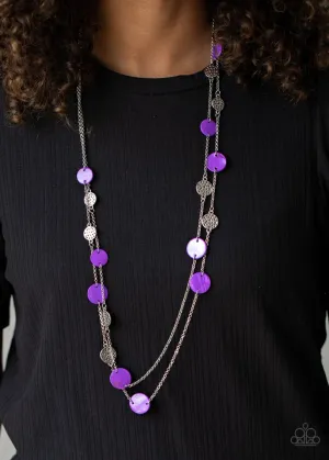 Paparazzi Necklace ~ Ocean Soul - Purple