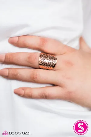 Paparazzi Ring ~ Summer Hideaway - Copper