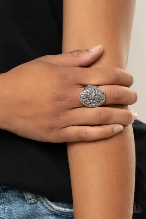 Paparazzi Ring ~ Test Your LUXE - Silver