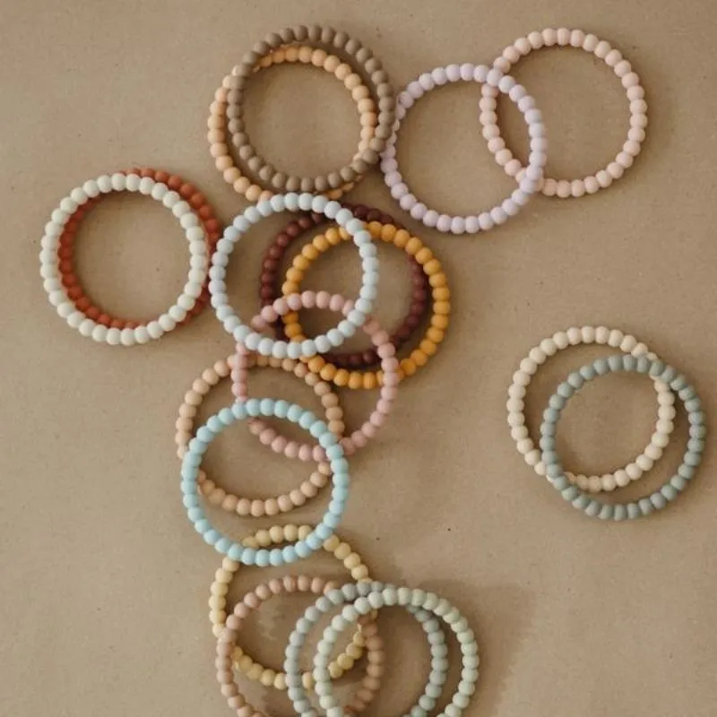 Pearl Teething Bracelets - 3 Pack