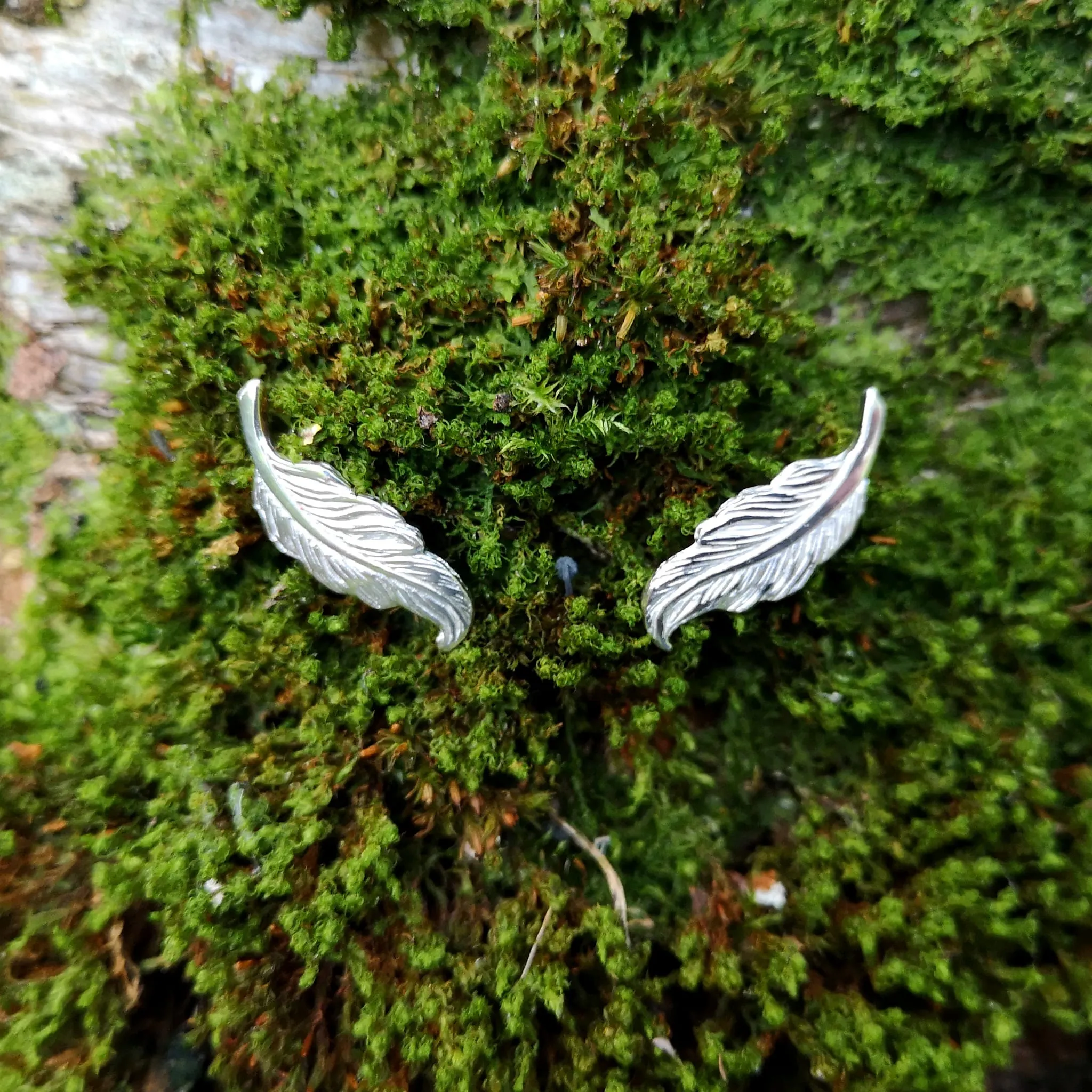 Pure Angel Feather Earrings