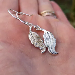 Pure Angel Feather Earrings